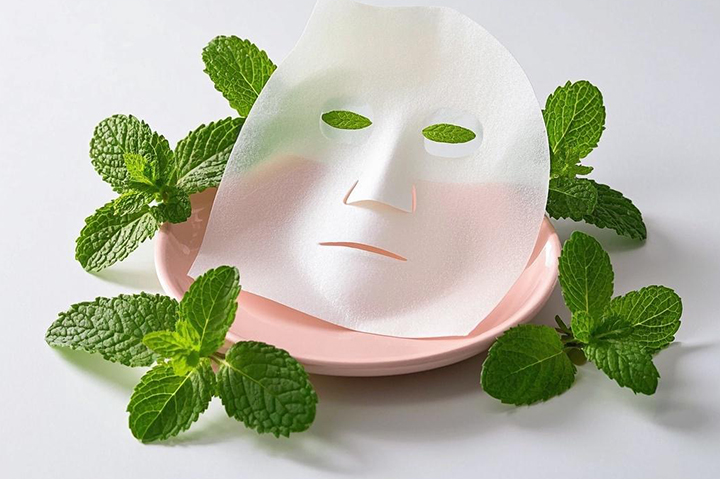 collagen peptides used in facial mask