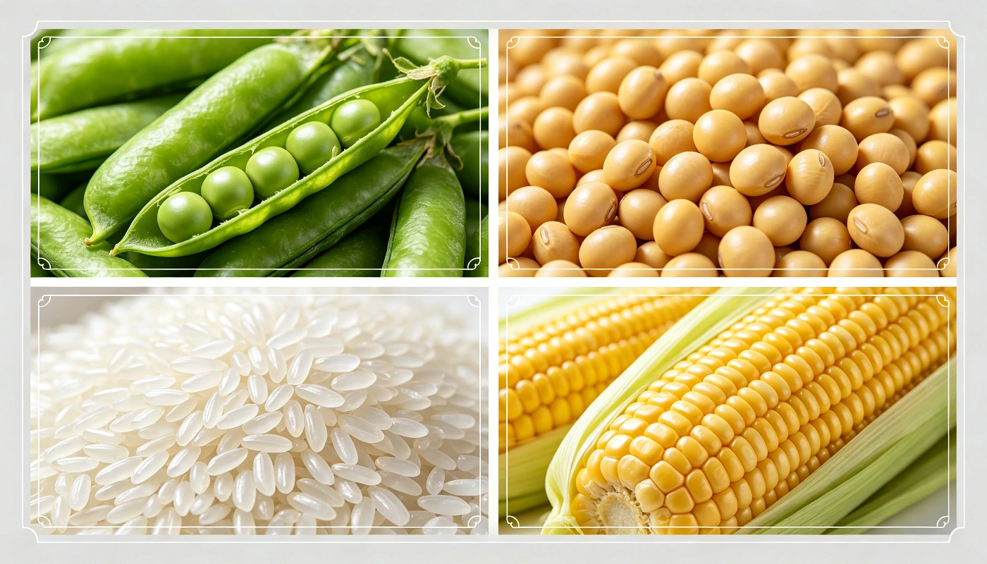 soy-pea-corn-and-rice-are-common-plant-peptide-sources.webp