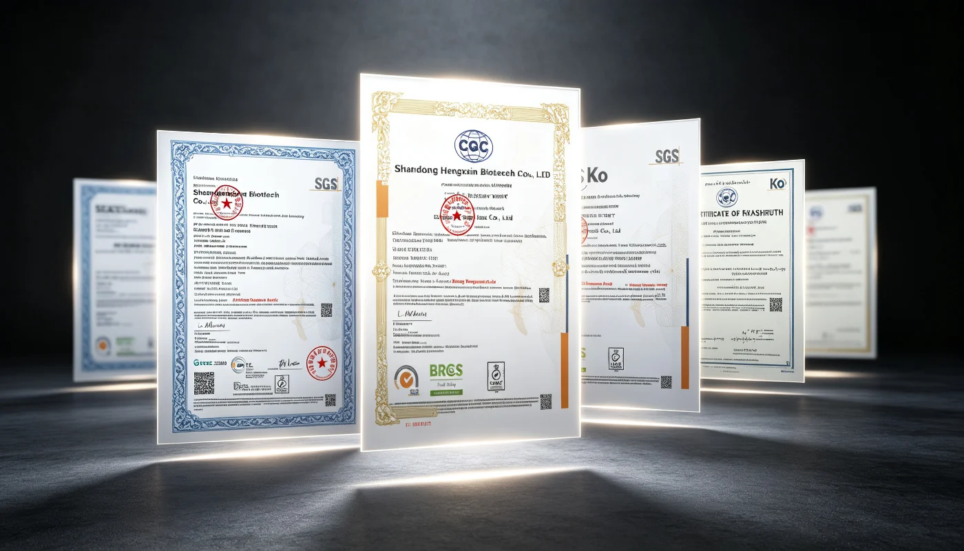 certificates-of-hengxin-in-the-collagen-peptide-industry.webp